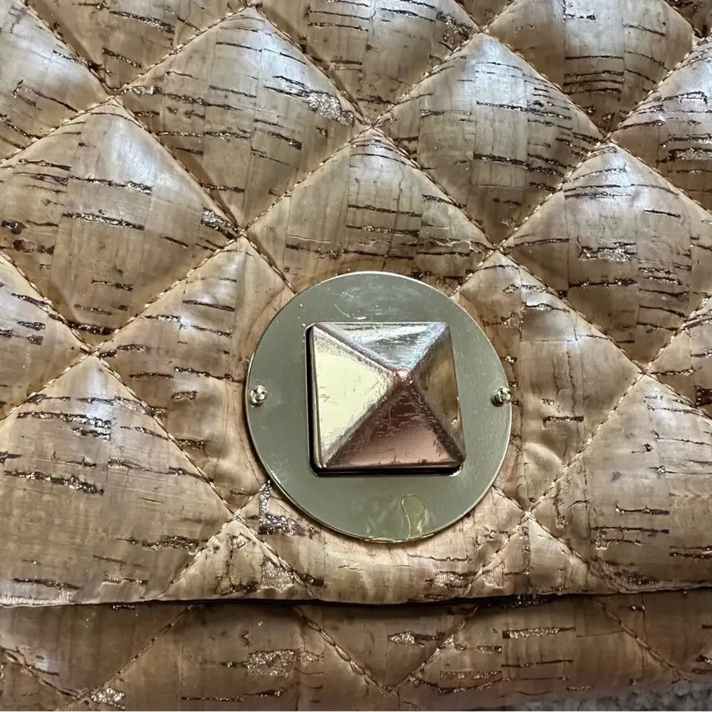 Kate Spade Quilted Cork Turn Lock Crossbody Bag